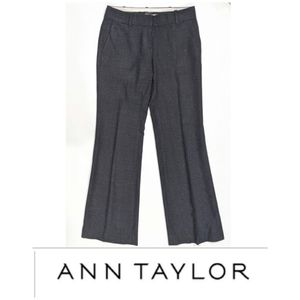 Wool Blend Ann Taylor charcoal slacks trousers
